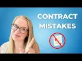 Top 5 Client Contract Mistakes and What To Do Instead