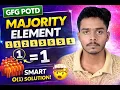 Majority Element GFG POTD Solution Boyer Moore Voting Algorithm Explained