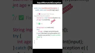 InputMismatchException in Java Scanner Trap Every Beginner Hits