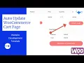 Auto Update WooCommerce Cart Page Get Rid of Update Cart Button FREE Plugin