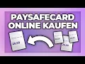 Paysafecard online kaufen Guthaben aufladen - Tutorial