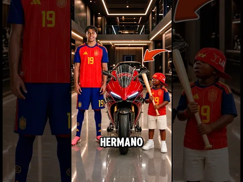 ¡El hermano de Lamine Yamal ROMPIÓ LA MOTO de su hermano😱🏍️!  #lamineyamal #cr7 #futbol