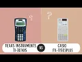 Comparing Calculators TI-30XIIS vs Casio fx-115ESPLUS