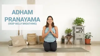 10 min deep belly breathing hindi follow along