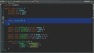 JVT default and Overloaded Constructors