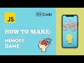 Javascript Beginner Tutorial - Make a Simple Memory Match Game VANILLA JAVASCRIPT