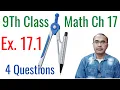 Exercise 17 1 Chapter 17 Practical Geometry 9Th Class Math Science Group