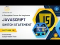JavaScript Switch Case Tutorial in Hindi Urdu