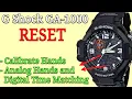 G Shock GA-1000 5302 Reset How To Sync Calibrate Analog and Digital Time Gravity Master