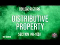 College Algebra Section R-1 d Distributive Property