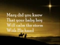 Download Lagu Mary, Did You Know with Lyrics