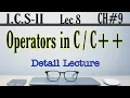 Operators in C and C 2nd year computer chapter 9 ICS Part 2