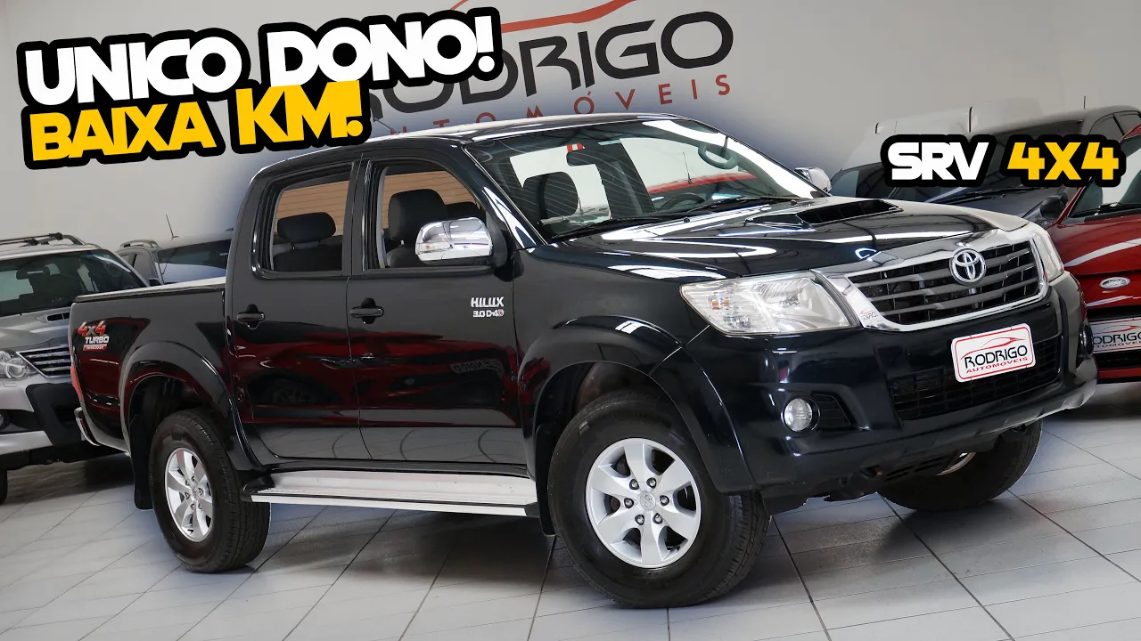 A MELHOR PICAPE VENDIDA NO BRASIL? Toyota HILUX SRV 2013 4X4 com Motorzão TURBO DIESEL e ÚNICO DONO!