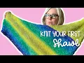 How to Knit a Triangle Shawl for Beginners 4 Easy Steps