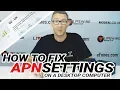 HOW TO SETUP APN SETTINGS for Mobile Wi-Fi s on a DESKTOP COMPUTER Modem Mitch Episode 2