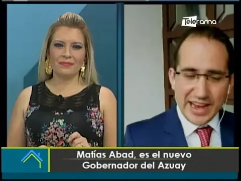 Matías Abad, es el nuevo gobernador del Azuay