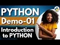 Python Demo 01 Learn Python Programming from Scratch Python Tutorial for Beginners