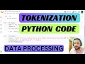 Tokenization Implementation In Python Natural Language Processing NLP