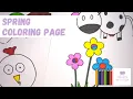 Free Spring Coloring Pages For Kids Free Printables in Description