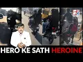 Lagu Lakdi Ka Pul Main Road Par Do Bikes Par Khatarnak Stunt, Ek Larki Bhi Sath Maujood | SACH NEWS | HYD
