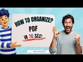 How To Organize PDF In 30 Seconds