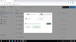 REPL IT - Create a Python Repl