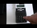Using the Sharp EL-531 Fractions and Exponents