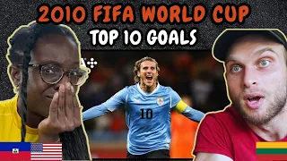 ردود الفعل على كأس العالم لكرة القدم 2010 أفضل عشرة أهداف 