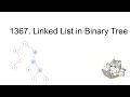 24 1367 Linked List in Binary Tree
