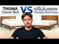 Silk Snow Wooden Bed Frame vs Thuma Classic Bed Side-by-Side Comparison