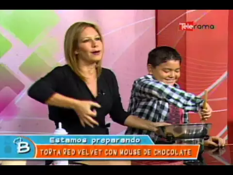 Torta red velvet con mouse de chocolate