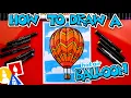 How To Draw A Hot Air Balloon Challenge