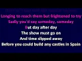 Download Lagu Alan Parsons Project - Day After Day (The Show Must Go On) KARAOKE