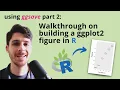 Walkthrough tutorial on building a ggplot2 figure in R part 2 of using ggsave