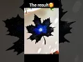 Easy maple leaf art with only 3 colours