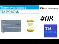 ON DELAY and OFF Delay TIMER Lesson TIA PORTAL PLC programming for beginners