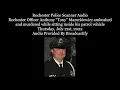 Lagu Rochester Police Scanner Audio Officer Anthony Mazurkiewicz ambushed while sitting in patrol vehicle