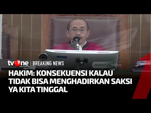 Saksi Digital Forensik Polri Periksa Flashdisk Berhalangan Hadir