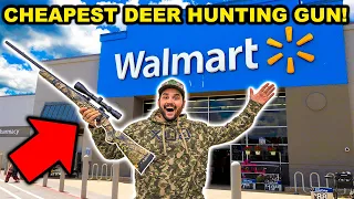 I BOUGHT Walmart s CHEAPEST Gun and Went DEER Hunting at the NEW LEASE Catch Clean Cook