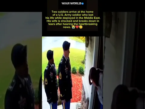 The Heartbreaking Moment She Learns Her Husband Is Gone ππ #military #militaryeverything #usarmy