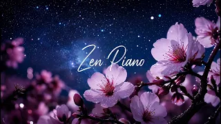 Piano Zen 🌸 Noite das Flores de Cerejeira | Meditação no Jardim Japonês