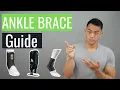 How to Choose a Ankle Brace for Sprains or Ankle Pain GUIDE