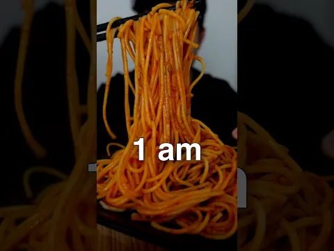 mom's crabby spaghetti at 1 am