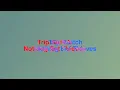 Trip Switch - Nothing But Thieves ☆ lyrics ☆