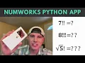 Numworks Calculator Python App is Fun