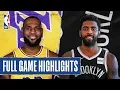 Download LAKERS at NETS | FULL GAME HIGHLIGHTS | January 23, 2020 mp4 3gp mp3 videos - waplic