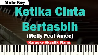 Download Melly Ft Amee - Ketika Cinta Bertasbih Karaoke Piano MALE KEY MP3