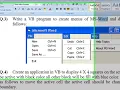 Visual Basic 6 0 MenuBar