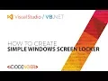 VB NET - Simple Windows Screen Locker
