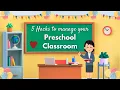 5 Hacks to Manage Your Preschool Classroom Classroom Management Tips for Teachers